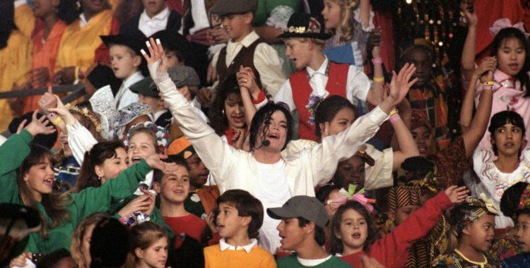 Michael Jackson performs 'Heal the World'