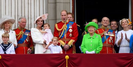 King Philip and family