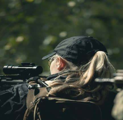 Female combat soldier